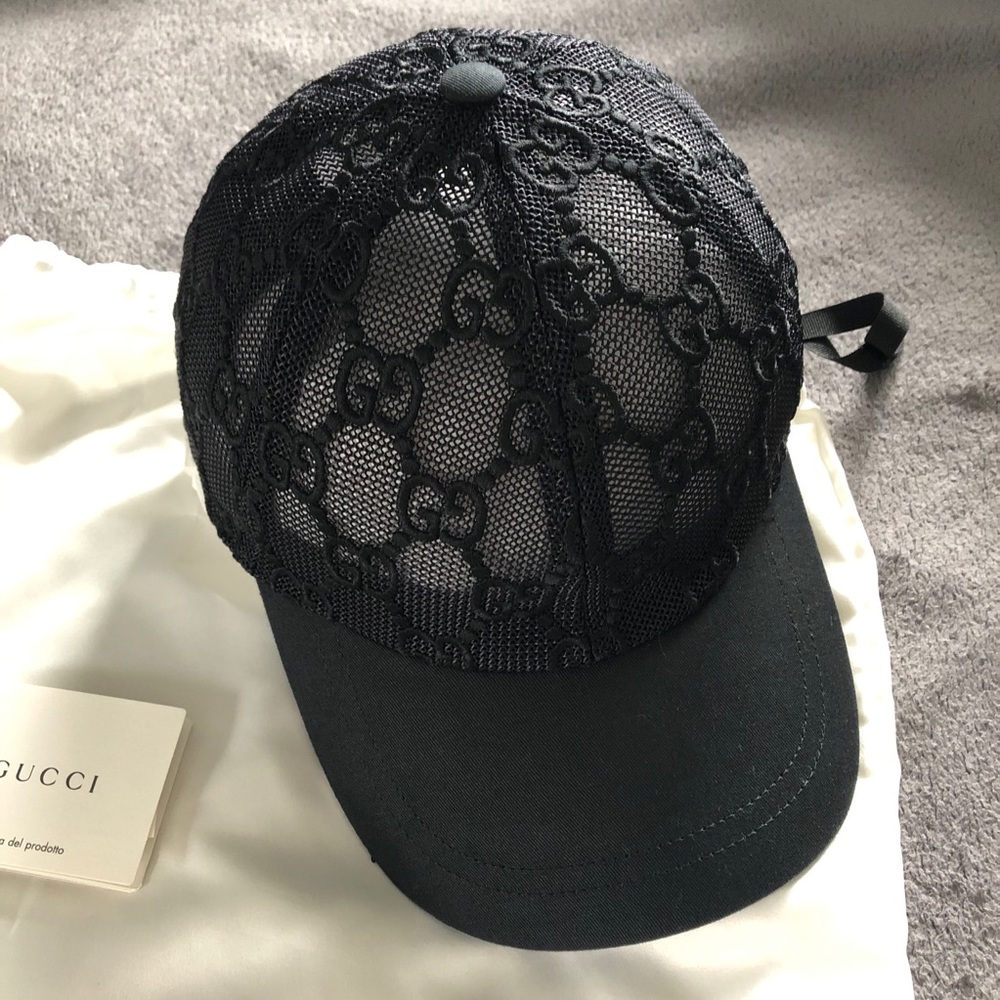 Brand New Gucci GG - Lace Baseball Cap sz S 56cm